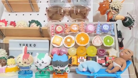 100均アイテムでカプセルトイを収納