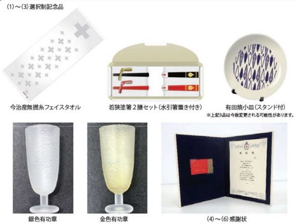 献血 記念品 70回 達成 銀色 有功章 ガラス杯 グラス