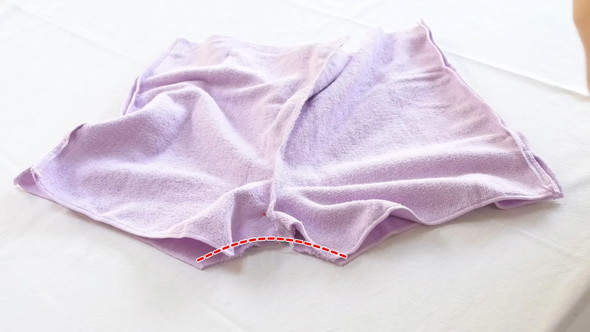 タオル2枚でできる短パンの作り方解説