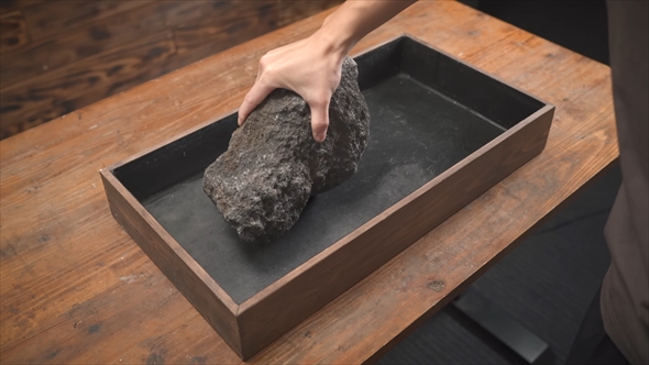 箱の中に美しい竹林を作る動画