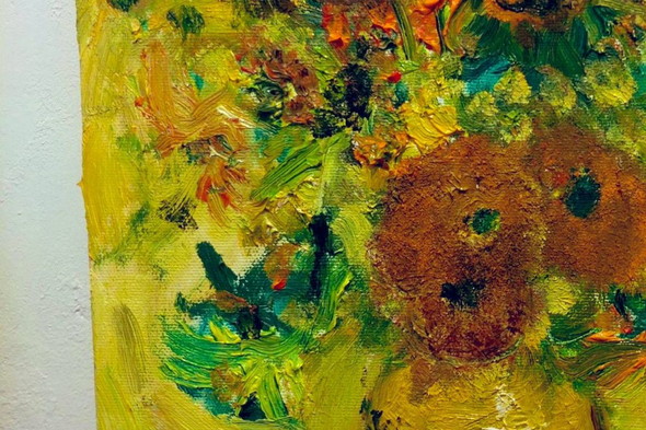 6歳の男の子が模写したゴッホの《ひまわり》