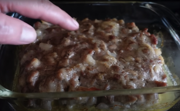 肉汁たっぷりのサルチッチャが完成