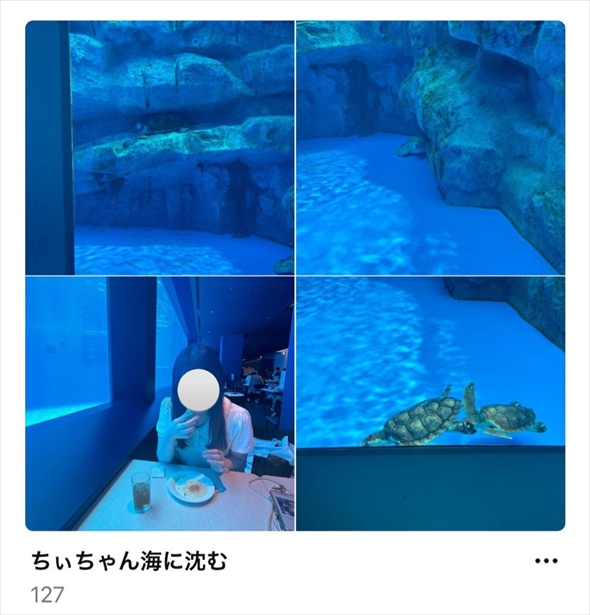 アルバムの名前で海に沈められてた