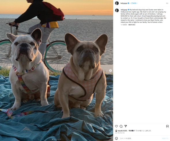 誘拐されたコージ（右）とグスタフ（左）