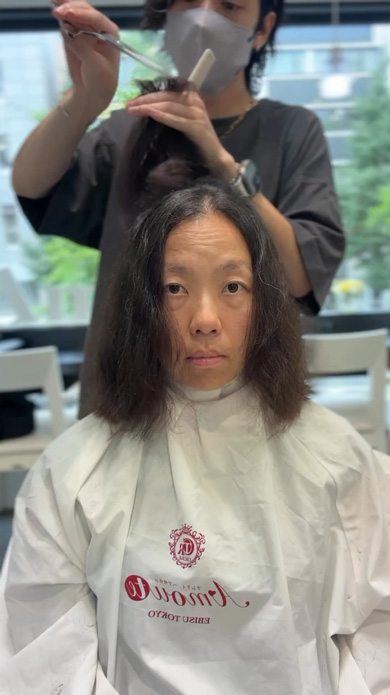 美容室 大変身 イメチェン ママ 子育て 傷んだ髪 ビフォーアフター