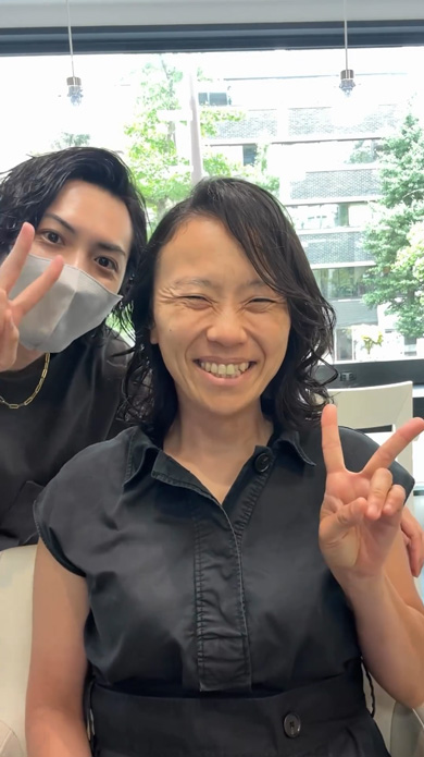 美容室 大変身 イメチェン ママ 子育て 傷んだ髪 ビフォーアフター