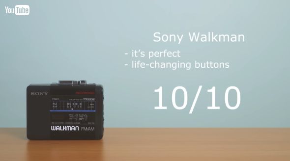 カセットタイプのSONYウォークマン