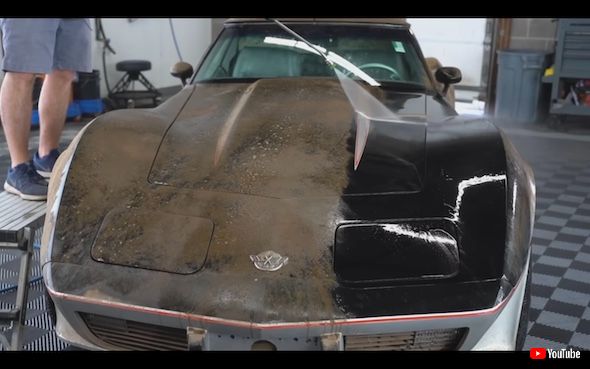 コルベット 洗車