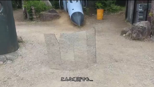 光学迷彩を作ったサバゲーマー