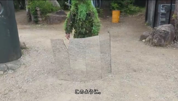 光学迷彩を作ったサバゲーマー