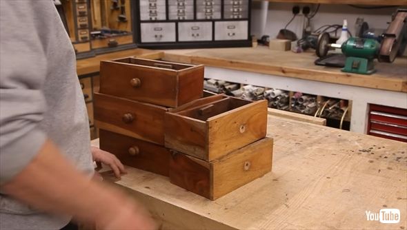 眠っていた引き出しで作った妻へのジュエリーボックス