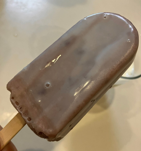 あずきバー 食べ方 牛乳 浸して 固まらせながら 層