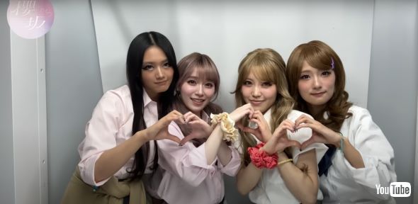 ギャルメイク後の櫻坂メンバーアップ