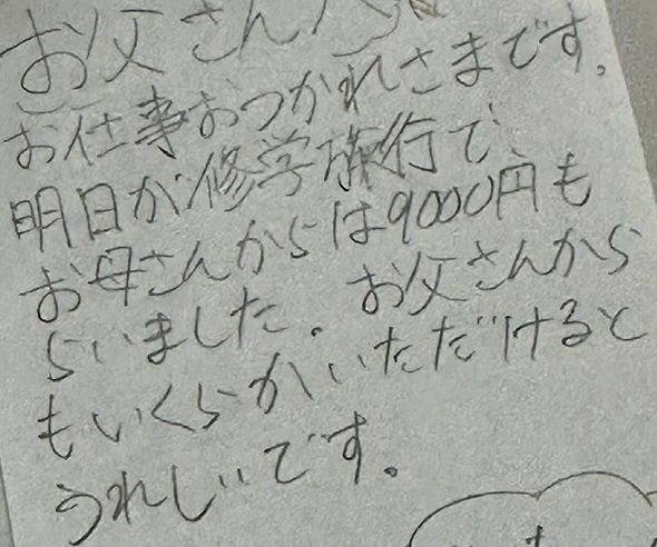 娘の怪文書