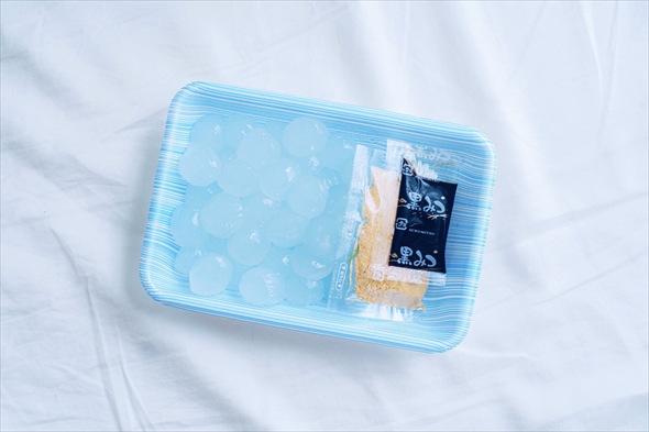 かき氷シロップで作るカラフルわらび餅カクテル