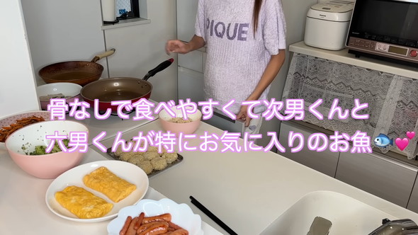12人分のお弁当を作るママさん