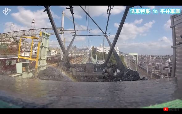 阪急電鉄 電車 列車 洗車