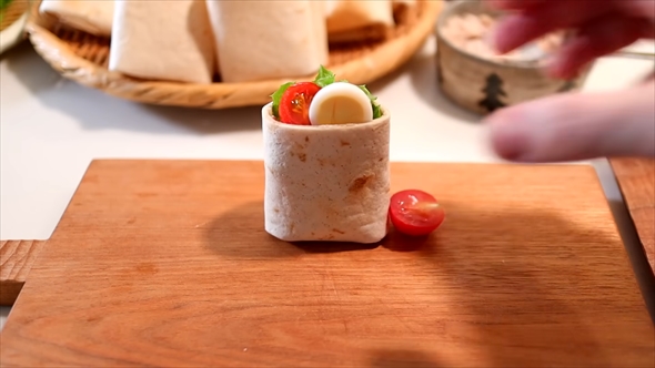 カップ型のトルティーヤを作るアイデア料理