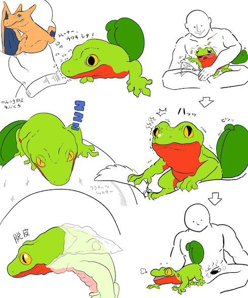 リアル化したキモリ