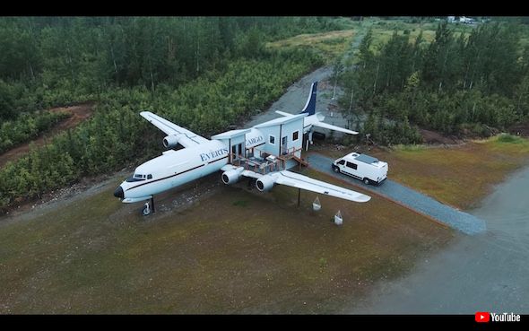 飛行機 ホテル 民宿 AirBnB アラスカ