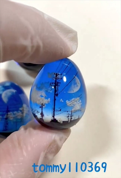 4年かかった美しいレジン作品