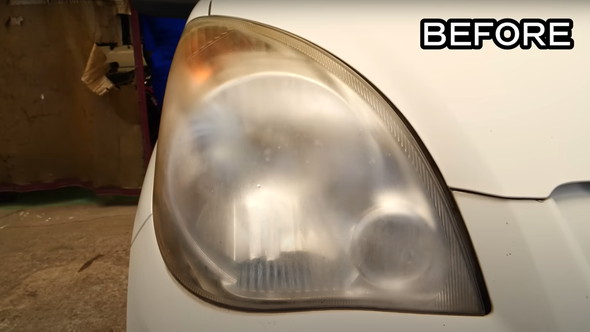 ヘッドライトをピカピカに仕上げる市販品
