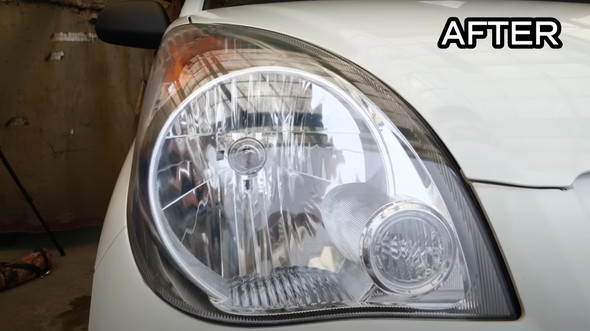 ヘッドライトをピカピカに仕上げる市販品