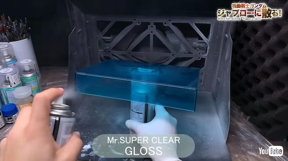 ガンダム水中ジオラマ作り