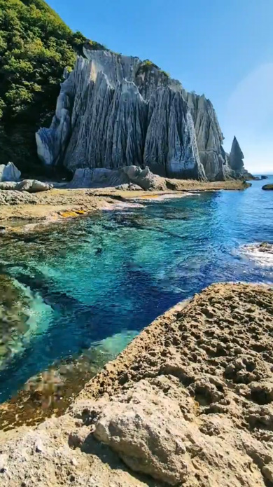 海外みたい 青森 佐井村 景勝地 仏ヶ浦 下北半島