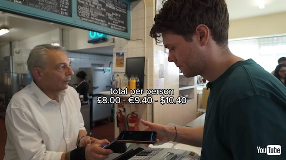 ロンドンの安い朝食