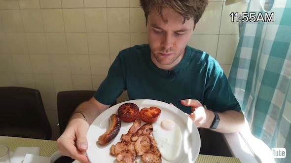 ロンドンの安い朝食