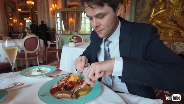 ロンドンの最高級朝食