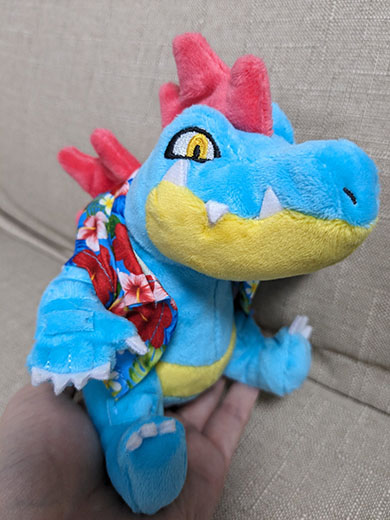 アロハを着たオーダイル