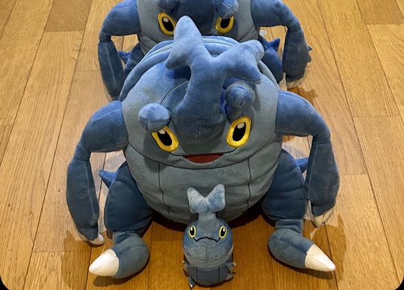 ポケモン ヘラクロス ぬいぐるみ 大量 隊列 行列 ファン コレクション 推し