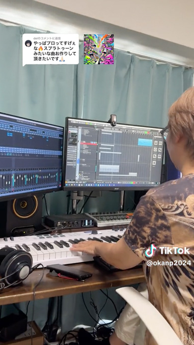 スプラみたいな曲をおかんが作曲