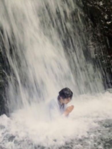 スマイレージ田村さんの過去の滝行の写真