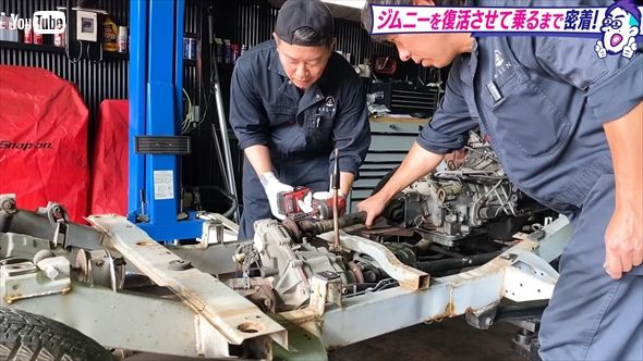 廃車寸前のジムニーを魔改造する宮迫博之