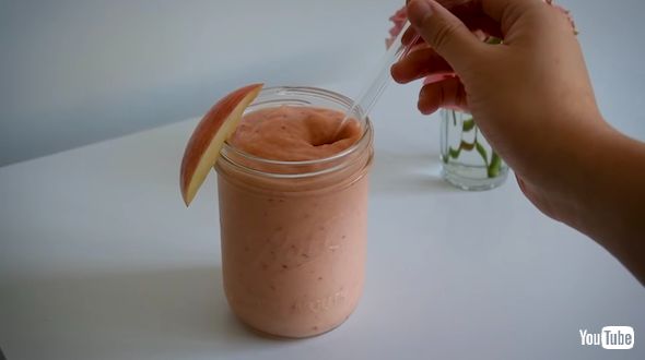 リンゴスムージー