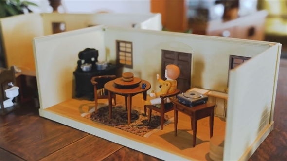 1987年のアンティーク調なシルバニアハウス