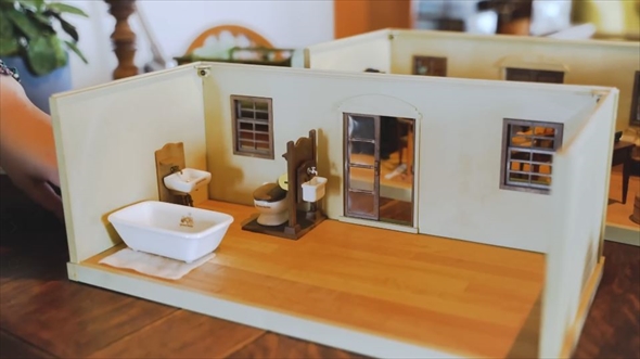 1987年のアンティーク調なシルバニアハウス