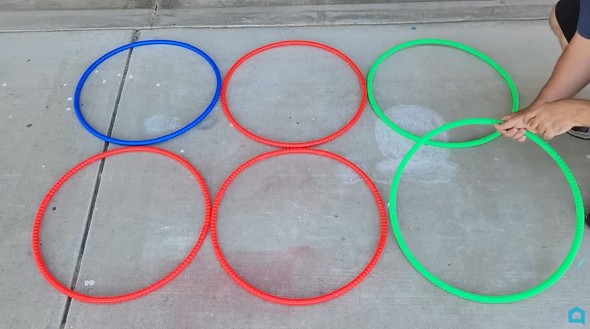 フラフープテーブル