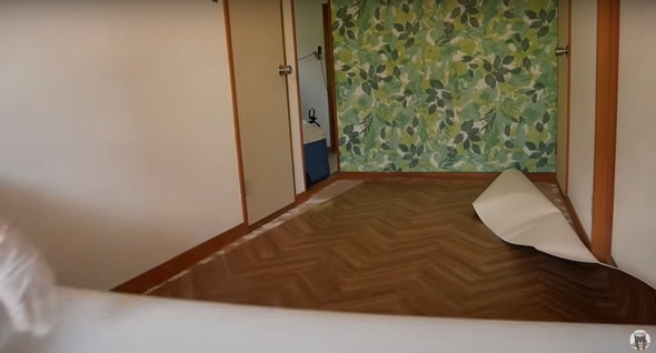 築古住宅のクッションフロアを張り替え