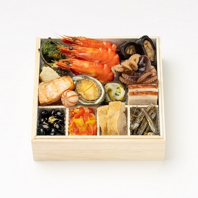 YouTubeクリエイター「きまぐれクック」完全監修のおせち「海手箱 吉鳥鶴」の一の重