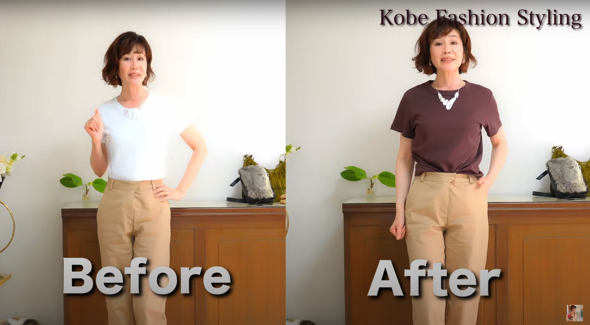 暖色を使って秋らしさをプラス