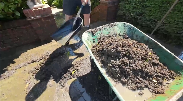 プール　清掃　ビフォーアフター