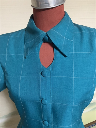 母が作ったレトロかわいいワンピース