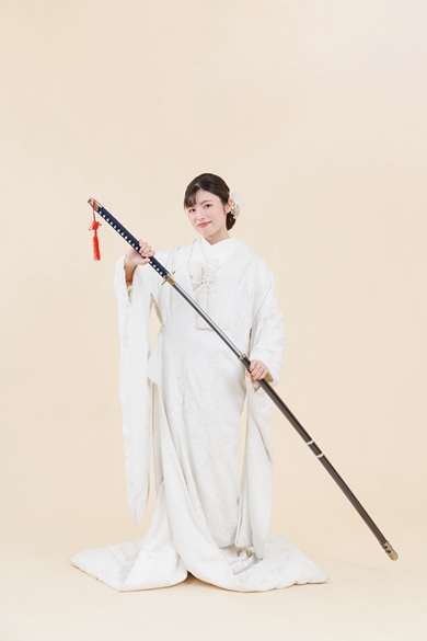 レイヤーのウエディングフォト