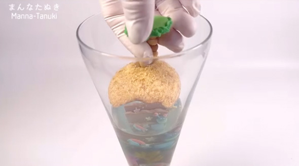 夏のカービィのパフェグラス