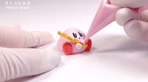 夏のカービィのパフェグラス