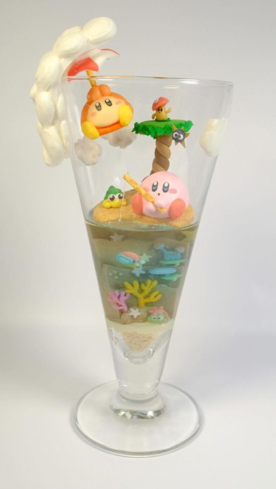 夏のカービィのパフェグラス